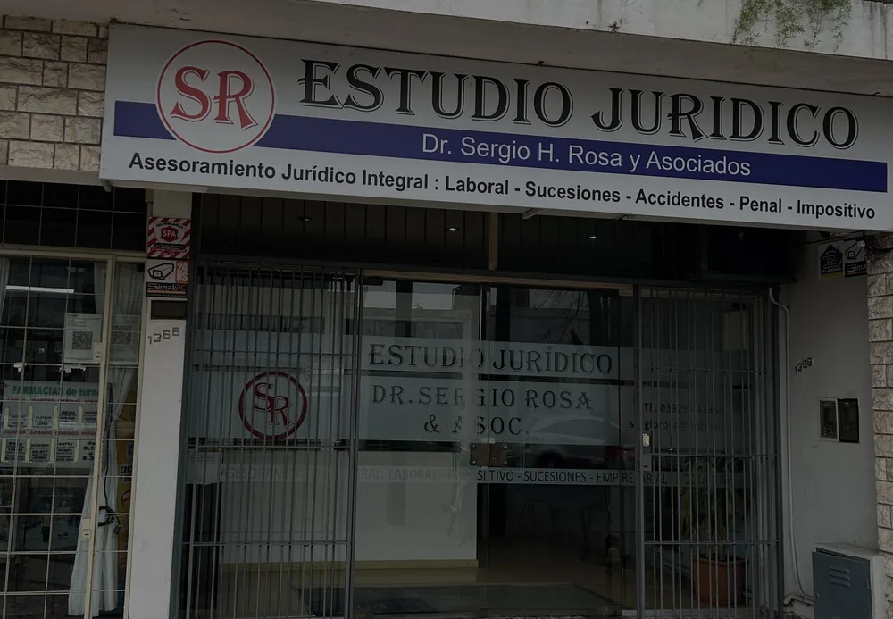 Fachada del estudio, Carlos Pellegrini 1368, San Pedro